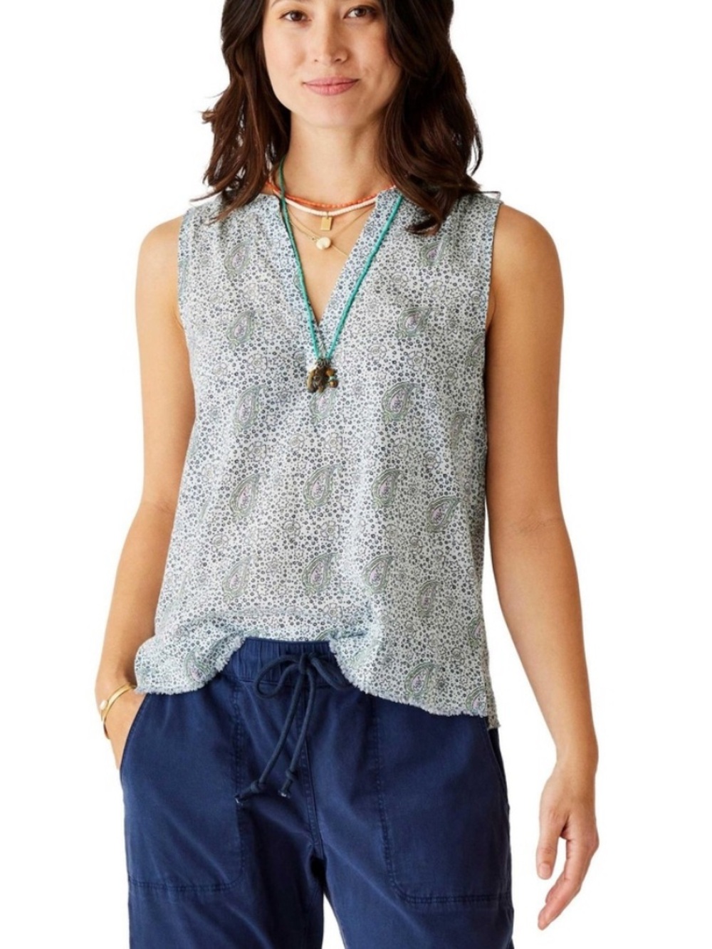 Carve Designs Dylan Cotton Gauzy Tank